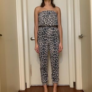 Cheetah print romper